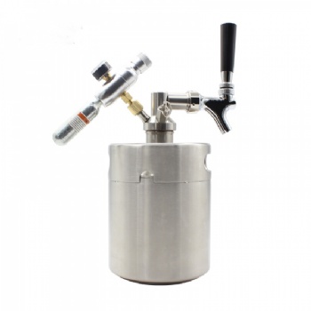 Mini Beer Keg with beer charger and US Faucet