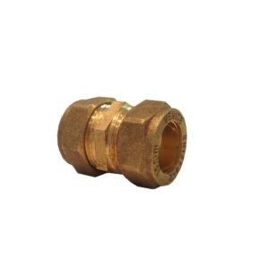 COUPLER BRASS STRAIGHT CXC 15MM