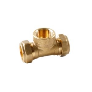 TEE BRASS CXCXFI 15MMX15MMX1/2