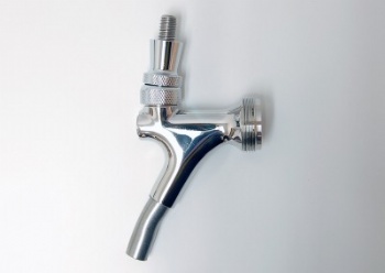 American style beer faucet with nozzle